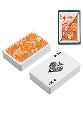 Kırmızı Pvc Plastik Su Geçirmez İskambil Poker Kâğıdı, rd60kr