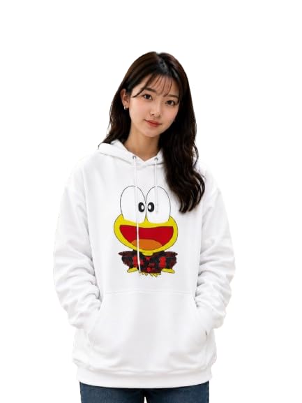 lll fashion Women’s Fleece Hoodie, White Hooded Sweatshirt with Graphic Print, Kangaroo Pocket, Drawstring Hood & Full Sleeve Winter Casual Wear for Girls & Women-picture-50