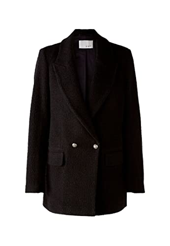 Oui Blazer para mujer en bouclé de corte recto Uni Business,...