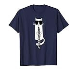 Funny Cat Wearing Sunglasses Playing Oboe T-Shirt