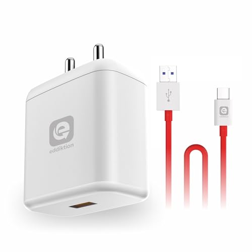 Image of Original 100Watt Super VOOC USB Fast Charger Adapter with 6A USB to Type C Cable | Super Dart, Warp, Turbo, PPS, QC 3.0 Support | Compatible with realme, OnePlus, Android
