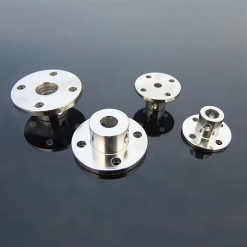 Coupleur d'arbre rigide de 7mm en acier forgé pour raccordement de moteur synchrone - 2