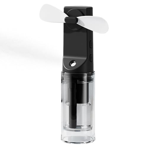 Personal Sr. Ventilador - Ventilador de Misting Handheld Fan, Spray Water Mist Fan | Ventilador USB Humectación E Hidratación Ventilador de Escritorio, Ventilador Portátil Pequeño Personal