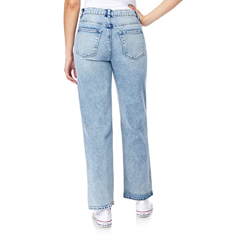 WallFlower Women's Dad Denim High-Rise Insta Vintage Juniors Jeans2