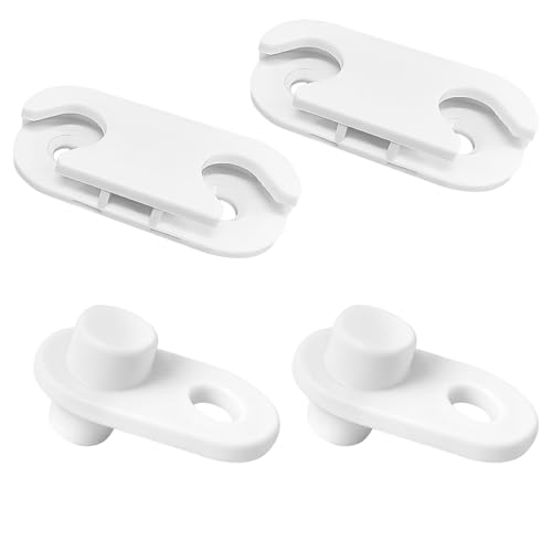 Image of Shoe Cabinet Hinge and Stopper Replacement Part #110364 and #116713