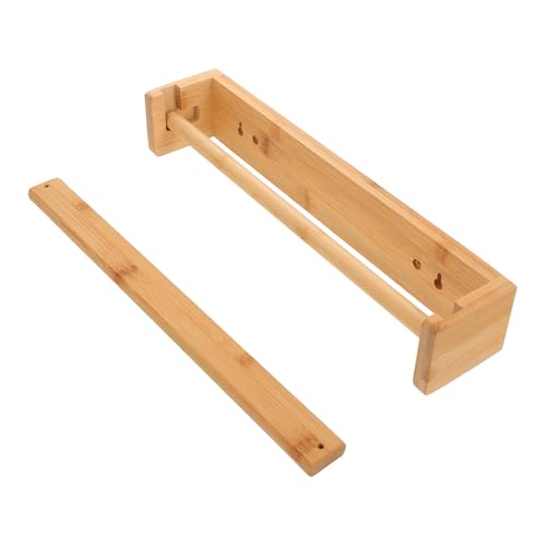 TOYZFRIENDY Holz Kinderstaffelei mit Papierrollenhalter Wandhängender Malpapierhalter 34x6cm Stabiler Bastelorganizer fürs Kinderzimmer