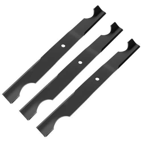 IDEASURE 04774600 Mower Blades for 72" Mower Deck, High Lift Notched Blades Compatible with Gravely Pro-Turn 272 372 472 572 672, 3 Pack