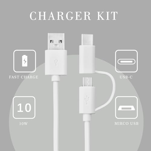 Cargador Kindle Fire HDX cable Micro USB para Oasis y Echo Dot 2 2