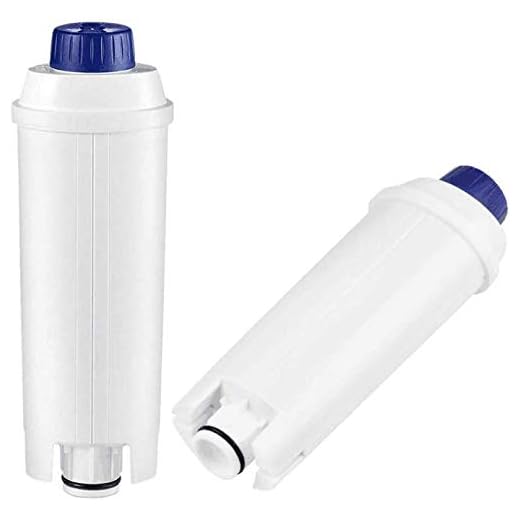 2er Wasserfilter für Delonghi dls c002 Kaffeevollautomaten Filterpatronen Zubehör kompatibel mit De'Longhi Kaffeemaschinen ECAM22.110 ECAM23.21x ESAM magnifica s EC860 BCO ETAM usw.