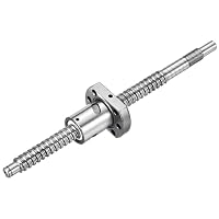 QUARKZMAN BallScrew SFU1204 (Durchmesser 12mm, Steigung 4mm, Länge 200mm) mit Kugelgewindemutter Anti-Backlash Kugelgewindespindel-Kit Standard-Endbearbeitung für BK/BF12 CNC-Maschinenteile