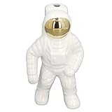 Decoración de escritorio: el cuerpo es lo suficientemente estable como para colocar la estatua del astronauta en el escritorio, con detalles vívidos, la estructura fina se muestra con delicadeza