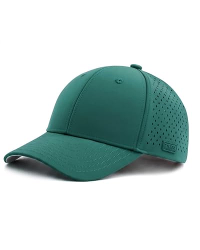 Zylioo XS/S/M/L/XL/XXL/3XL czapka męska dla dużej/małej głowy, siateczkowa czapka do biegania, szybkoschnąca, ochrona przed słońcem, ciemnozielony, XL-3XL