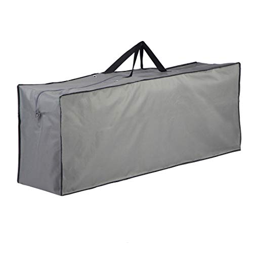 Zoomyo Sac de Transport pour Coussins de Meubles de Jardin-pour Ranger et Transporter Facilement Les Coussins de Meubles de Jardin-Sac de Protection imperméable avec poignées de Transport Cover
