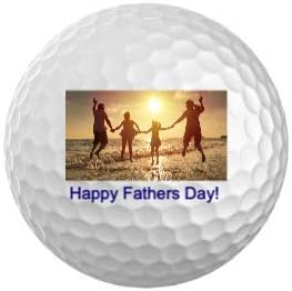 Miniatura 4 de Pelotas de golf personalizadas, paquete de 3 pelotas de golf personalizadas con texto o logotipo para cargar imágenes impresas