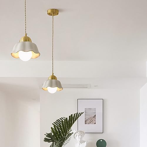 Lámpara colgante de latón estilo retro para mesa de comedor y bar 4