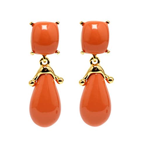 Boucles d'oreilles pendantes en or rouge : le cadeau de mode vintage idéal pour femme