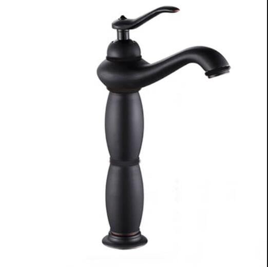 Robinet de salle de bain en or rose pour vasque moderne