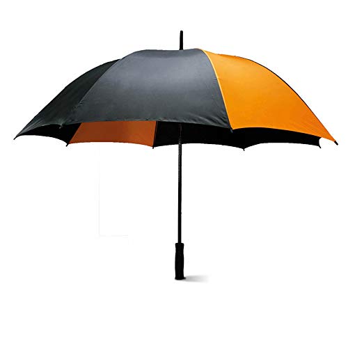 Kimood Storm Manual Open Golf Umbrella (One Size) (Black/Orange) #TOP1