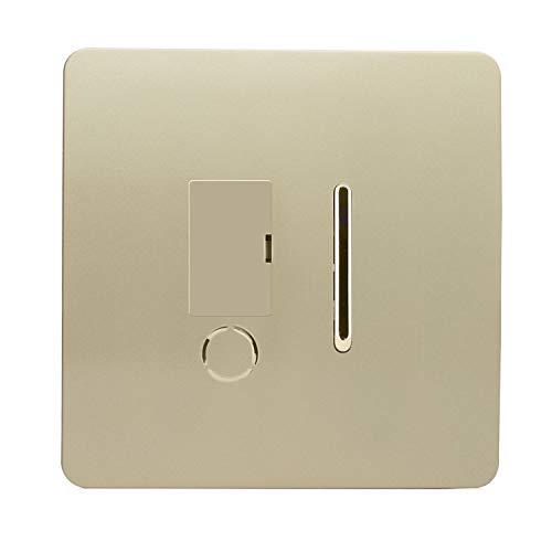 Trendi Switch ART-FSGO Trendi Artistic Modern Glossy Tactile Fused Spur Switch - Gold Champagne