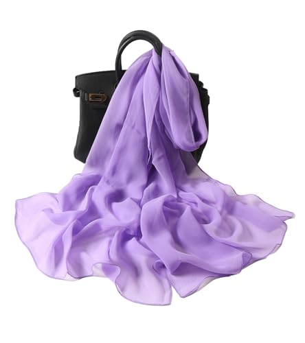 Long Chiffon Sheer Scarf For womens