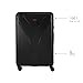 WENGER Ibex Large Hartschalenkoffer mit 4 Rollen, Trolley, Groß, 100 (118) l, Sicherheitsschloss, Damen Herren, Reisen Urlaub, Schwarz, 612041