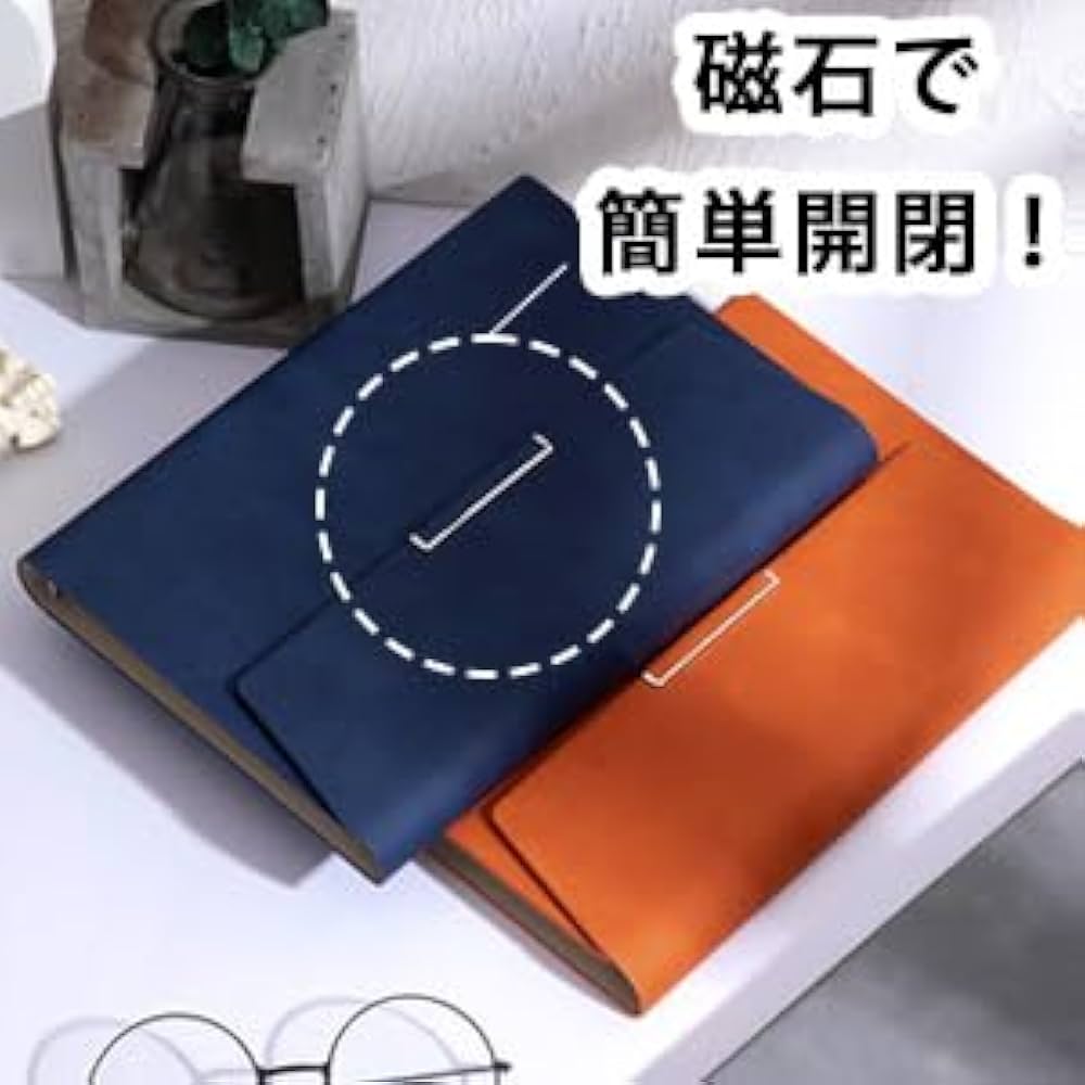 Amazon.co.jp: 選べる システム手帳 PUレザー 三つ折り 薄型 多