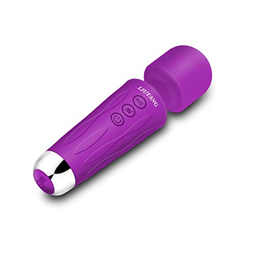 LIUTANG Mini Wand Massager - Portable Handheld Cordless Waterproof - 8 Speeds