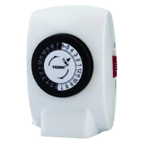 NSi Industries TORK 403B Easy-Set Basic Indoor 15-Amp 24-Hour Mechanical Plug-In Lighting and Appliances Timer - Compatible with Incandescent/Compact Fluorescent/LED - Features 1 Outlet Receptacle image 3