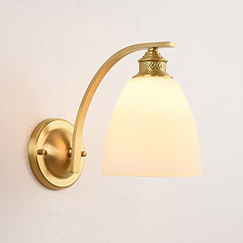 Lampe murale de luxe en verre et cuivre HTCAT style A