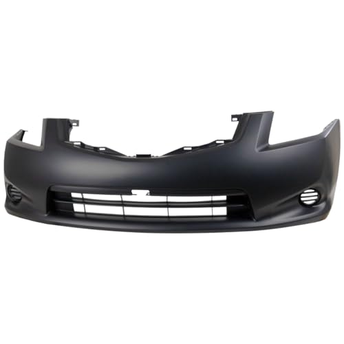 FitParts Compatible With Front Bumper Cover 2010-2012 Nissan Sentra Base S Sedan 10-12. New, Primed and Ready for Paint. With Fog Light Holes. NI1000271 62022ZT51J 2011