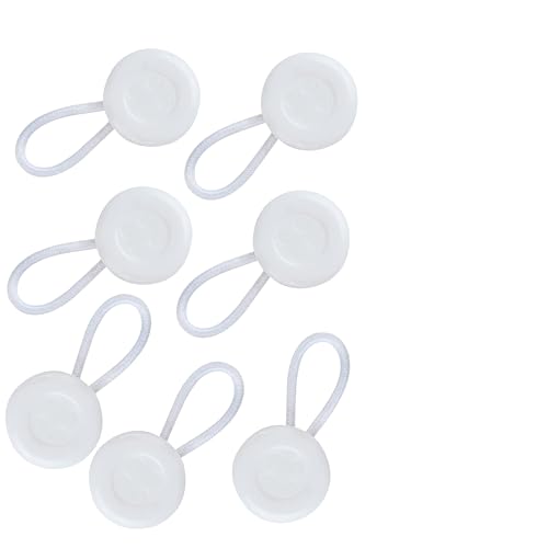 Comfy Clothiers 10-Pack White Collar Extenders - Elastic Extenders for Dress Shirts