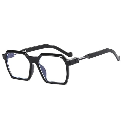 Lunettes de soleil polygonales femmes verres rétro bleus roses mode été vintage UV400
