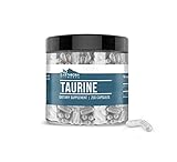 Earthborn Elements Taurine (200 Capsules) 100% Pure Amino Acid, Double Strength, Non-GMO &...