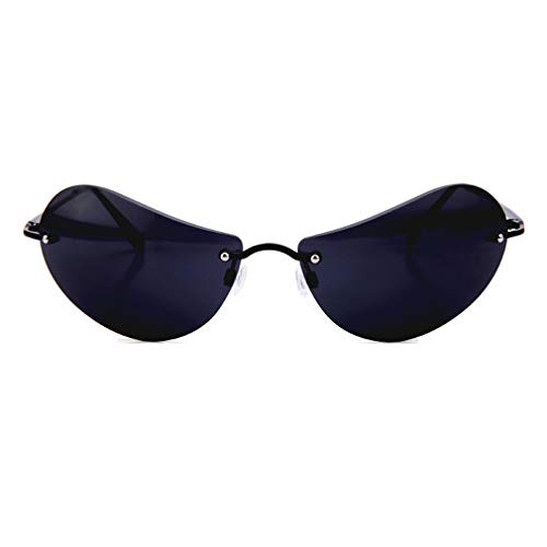 PLOPLO New Matrix Sunglasses Men Ultralight Rimless