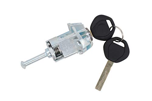 image for NewYall Front Left LH Driver Side Door Lock Cylinder Barrel w/ 2 Keys 