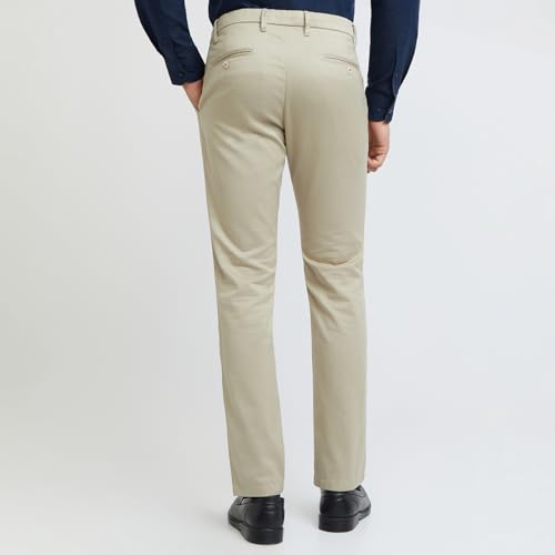 Image of Raymond Men's Pure Cotton Structure Pattern Contemporary Fit Flat Front Casual Trouser