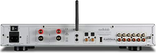 Audiolab 6000A 100-Watt Stereo Integrated Amp/Bluetooth Dac - Silver #TOP4