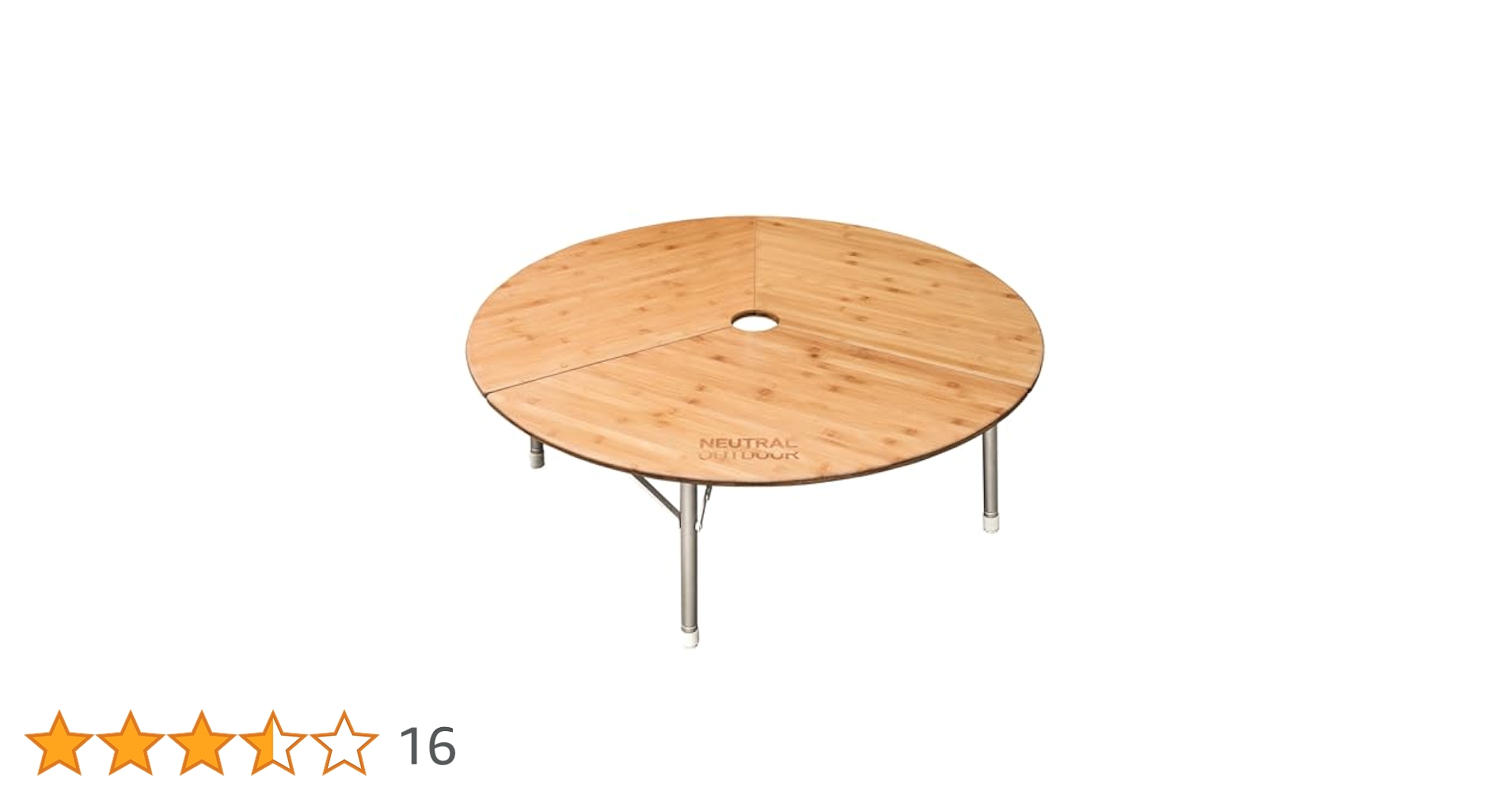 NEUTRAL OUTDOOR ラウンドテーブル NT-BT13 NEUTRAL OUTDOOR バンブーラウンドテーブル ミニ NT-BT13