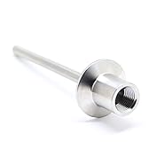 Sanitary Stainless Steel Thermometer Well 6" Length with tri clamp Adaptor 11/2" x Female NPT 1/2" Thermometer Connection