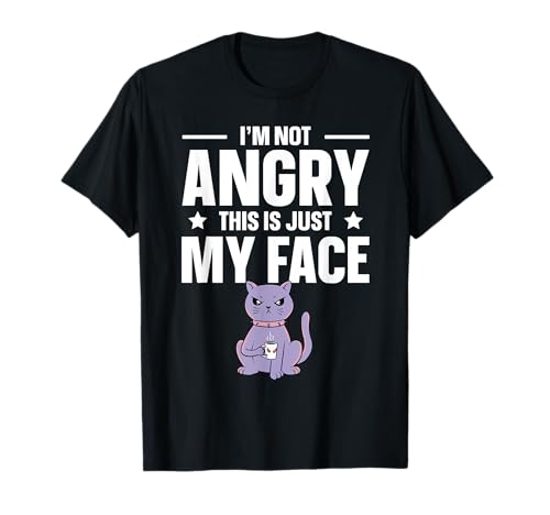 I'm Not Angry This Is Just My Face Camiseta