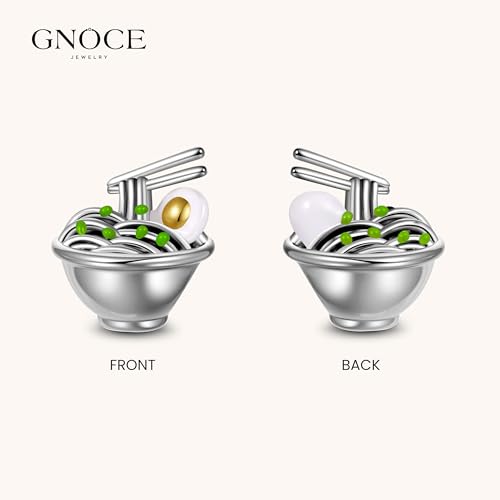 Image of GNOCE Food Themed Charm Beads Fit Charm Bracelet Necklace for Women