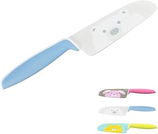 子供包丁 お手伝いセット まな板&スタンド付き 子供向け包丁 子ども包丁 日本製 両刃 左利き対応 キッズナイフ ステンレス 本格派 富士カトラリー 安心 安全 金属加工の町 新潟 燕三条 国産 グーテ (ブルー単品(しろくま))