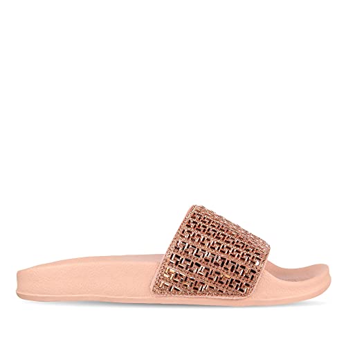 Skechers Skechers Women's Cali POP UPS - NEW SPARK, Rose Gold, 7 M