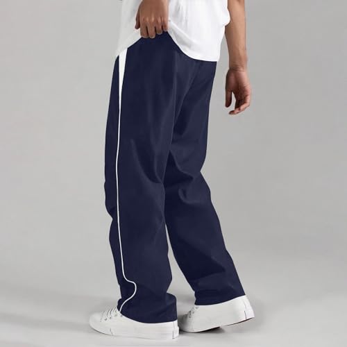 Men's Baggy Sweatpants Casual Elastic Waist Wide Leg Track Pants Fall Winter Fashion Y2k Hip Hop Streetwear Joggers2