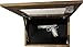 Gun Display Cabinet with Magnetic Lock, Rubberized Mount, Customizable Foam, Handmade in USA by Bellewood Designs