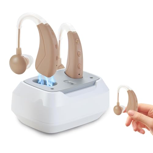 Elctrtici Digital Rechargeable Sound Device for Adults, Behind the Ear, with Noise Reduction, 4 Modes, Adjustable Volume-3