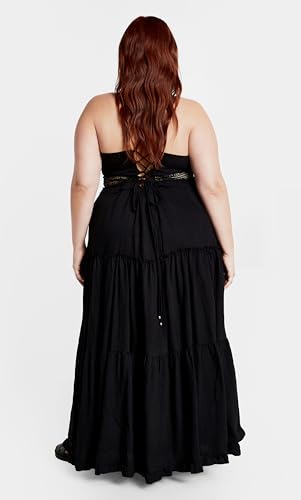 Image of City Chic Women's Plus Size Maxi Dress - Aura