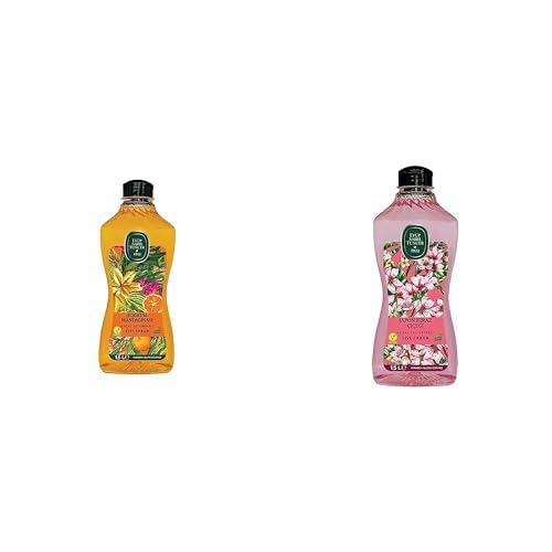 Eyüp Sabri Tuncer Doğal Zeytinyağlı Sıvı Sabun, Bodrum Mandalinası, 1,5 L Pet Şişe (1 x 1500 ml) xEyüp Sabri Tuncer Doğal Zeytinyağlı Sıvı Sabun Japon Kiraz Çiçeği 1,5 L Pet Şişe (1 x 1500 ml)