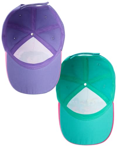 Disney Encanto Kids Baseball Cap 2 Pack, Adjustable Hats Set for Toddler Girls, Age 2-4 Years3