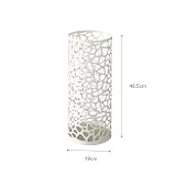 Yamazaki 6321 NEST stojak na parasole, biały, stal, minimalistyczny, 19 x 19 x 46,5 cm